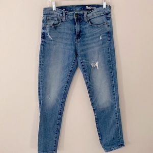 Gap 1969 distressed skinny jeans